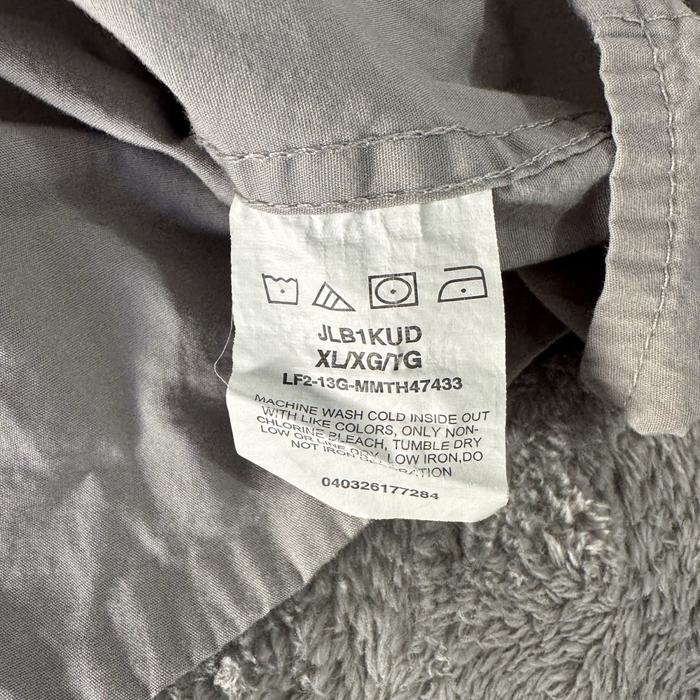 Wrangler Jean Co. Button Down Shirt Mens X-Large XL Long Sleeve Gray 100% Cotton - Picture 10 of 14